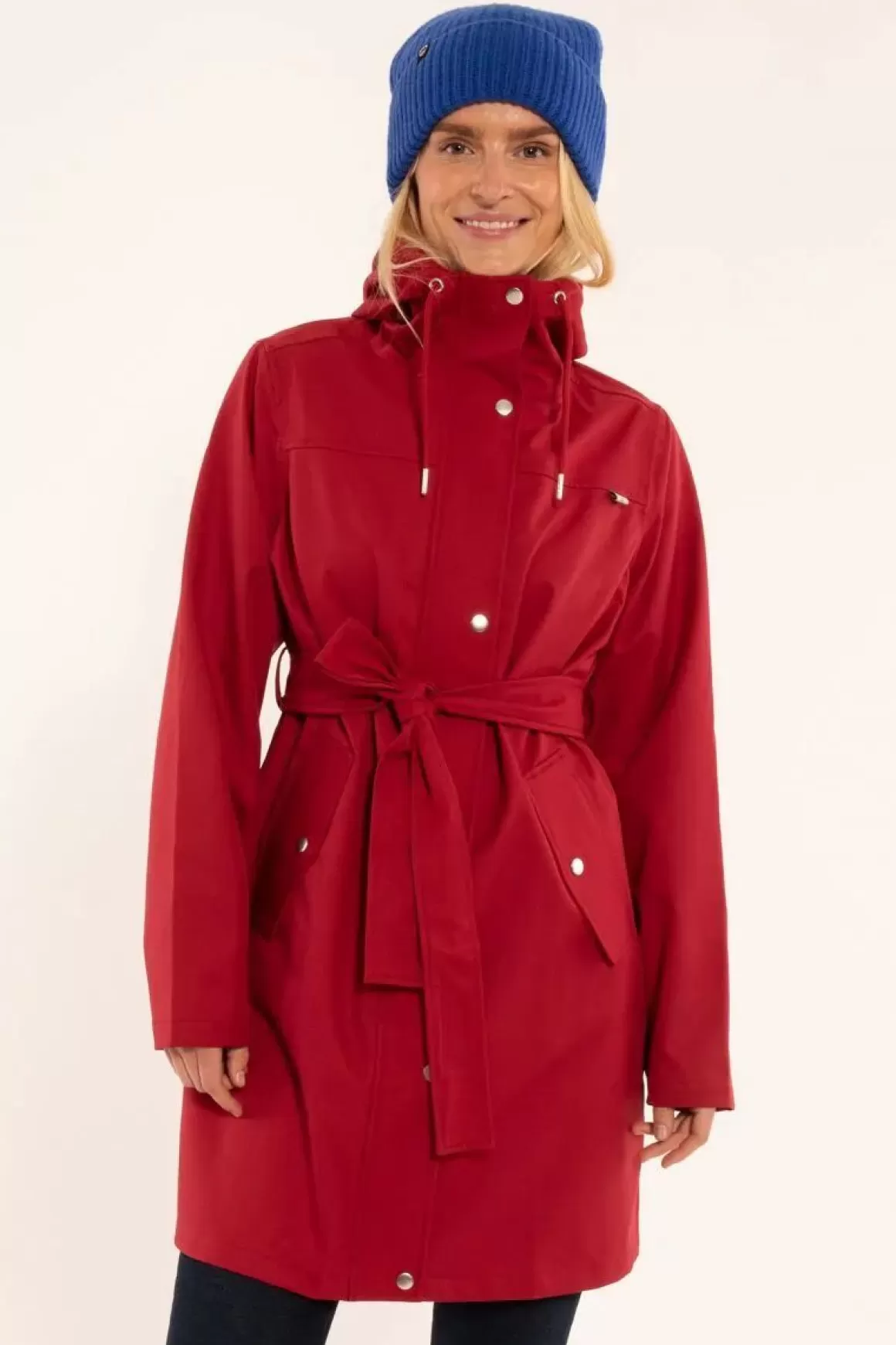 Damen Danefæ Danerainlover Raincoat Dark Red