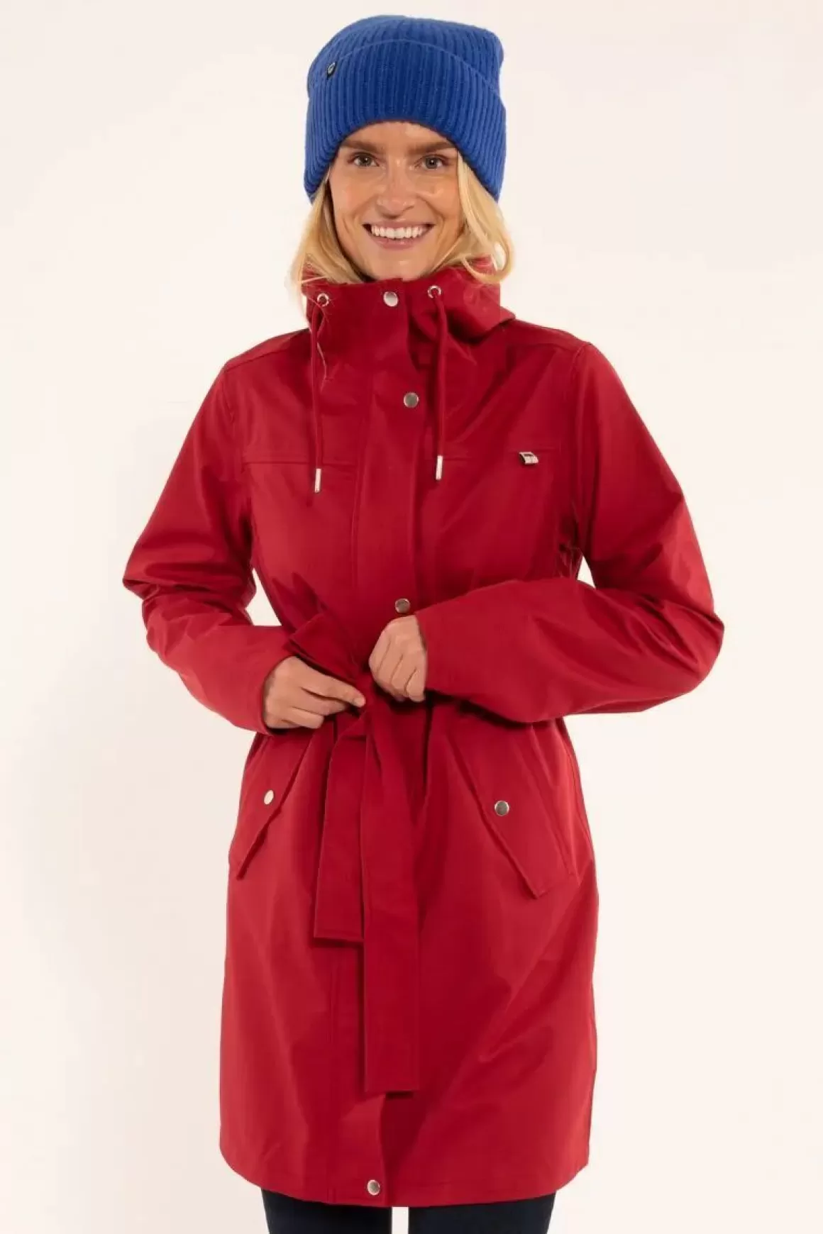 Damen Danefæ Danerainlover Raincoat Dark Red