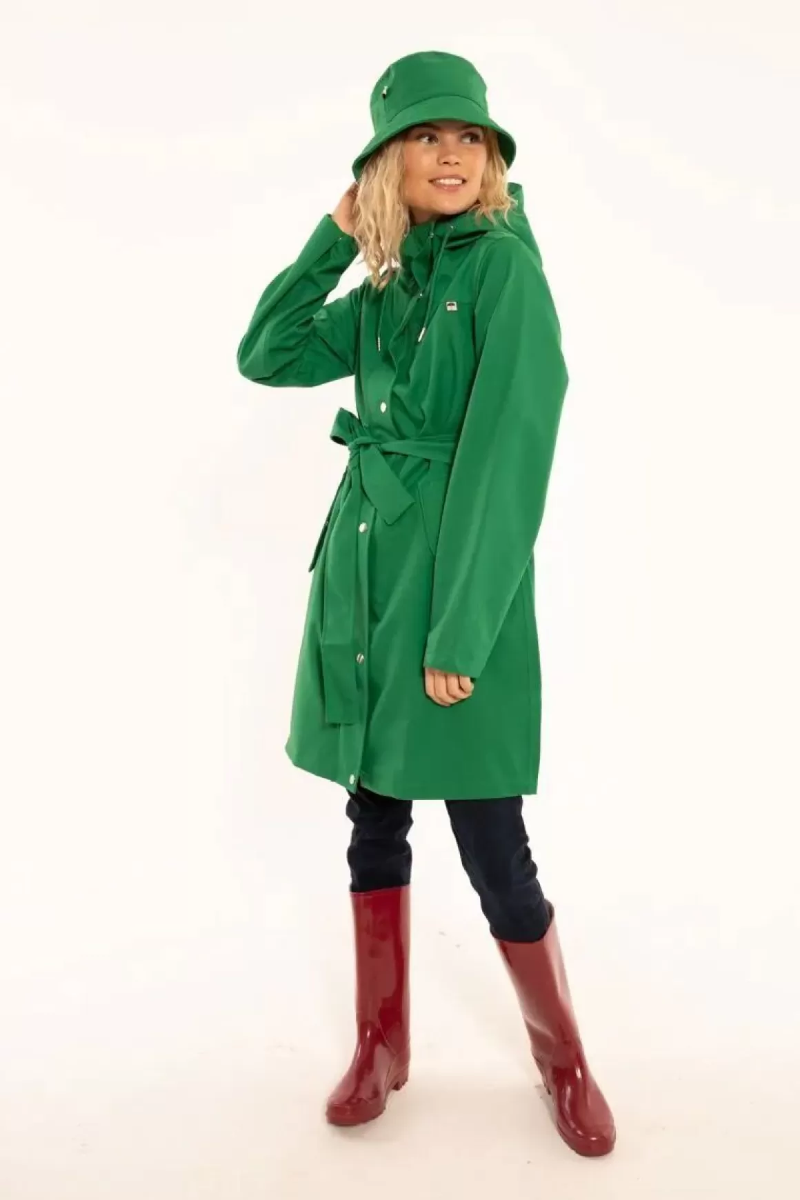 Damen Danefæ Danerainlover Raincoat Green