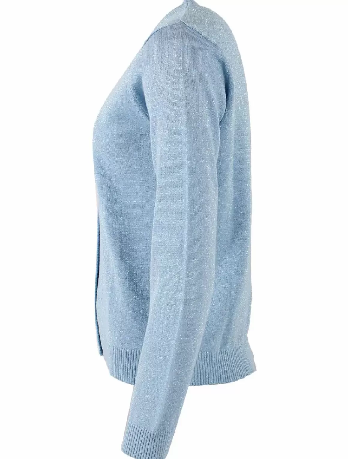 Damen Danefæ Danesaga Glitter Cardigan Light Blue Glitter