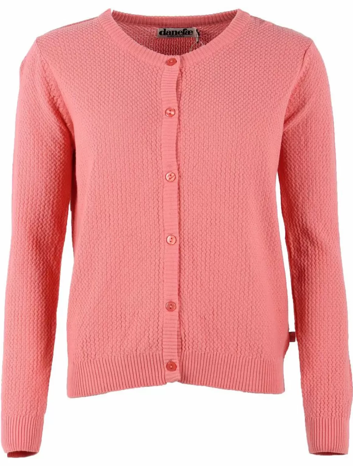 Damen Danefæ Danesaga Pearl Knit Cardigan Coral