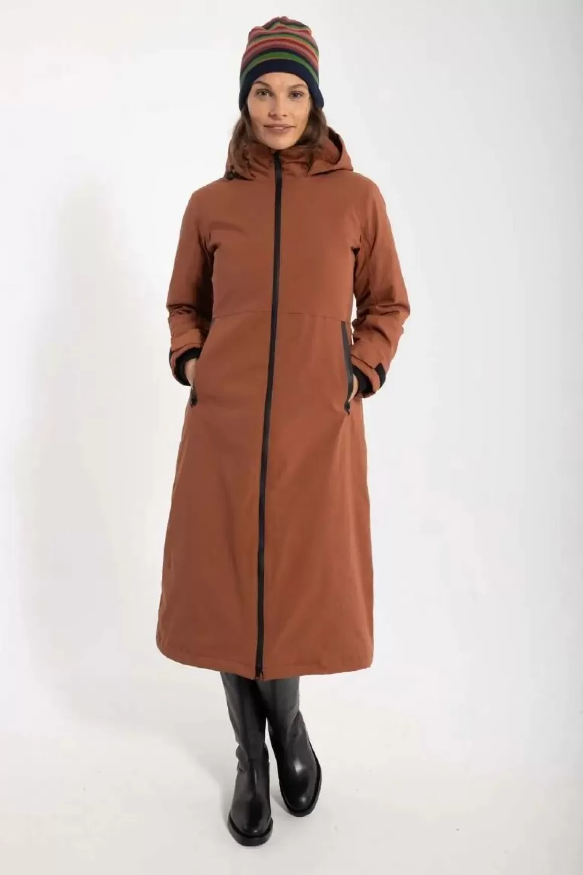 Damen Danefæ Danesandur Winter Coat Brick