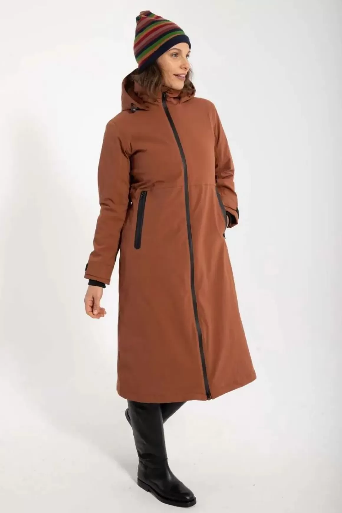 Damen Danefæ Danesandur Winter Coat Brick