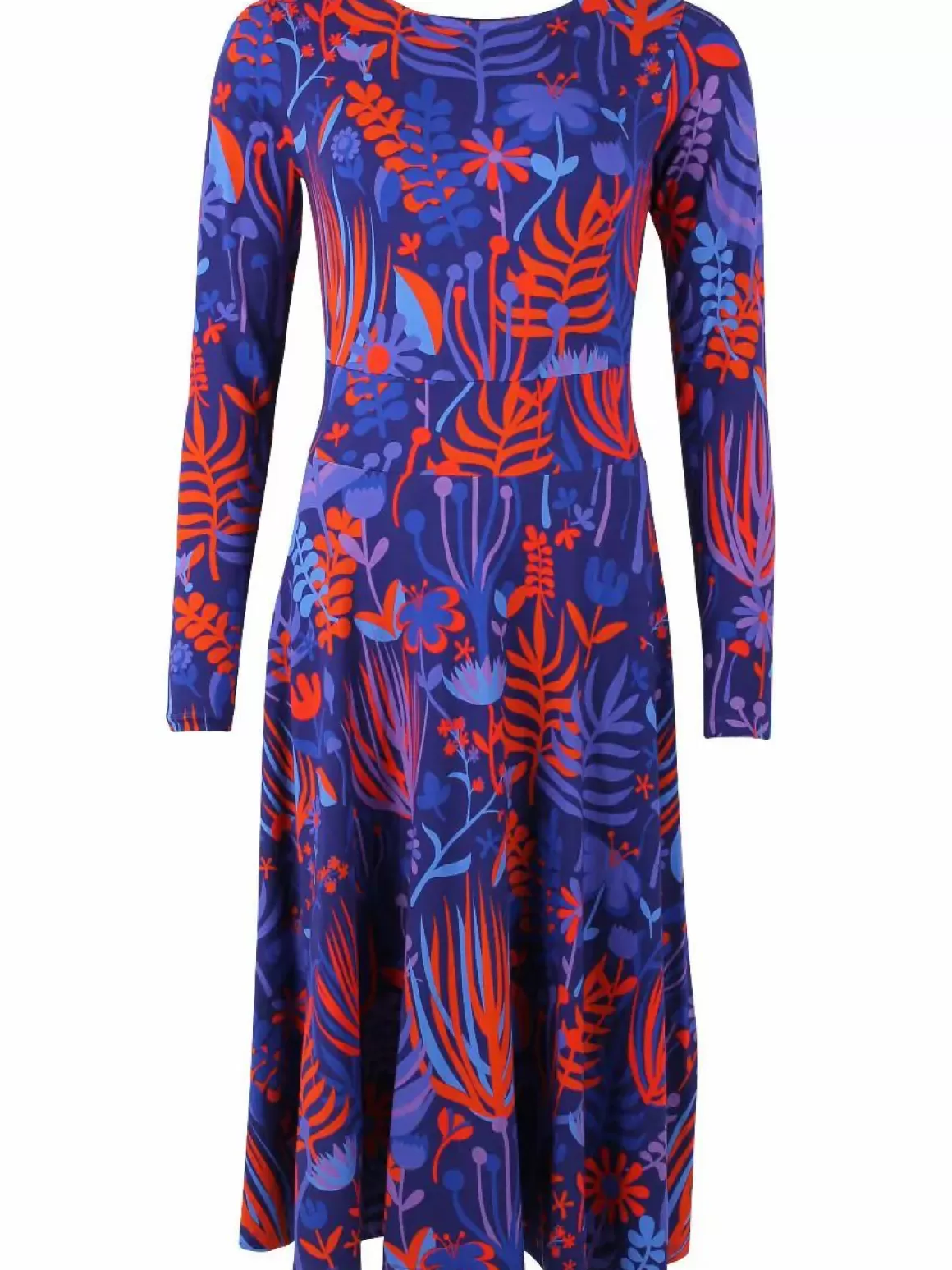 Damen Danefæ Danesigrid Viscose Dress Deep Marine Walkabout