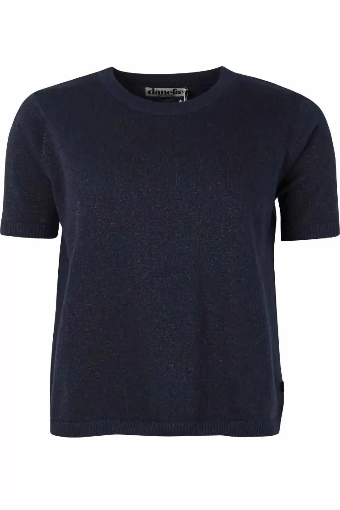 Damen Danefæ Danesilver Sweater Glitter Tee Dk Navy Glitter