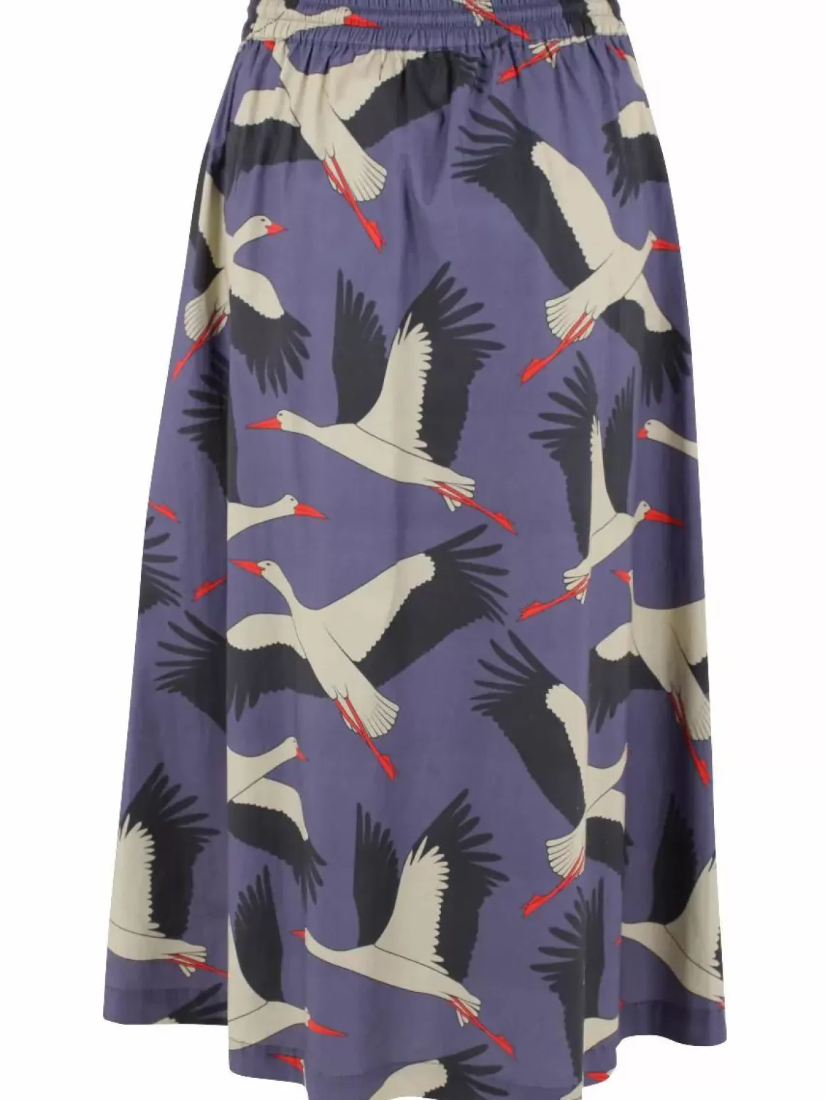 Damen Danefæ Danespresso Poplin Skirt Blue Grey Stork