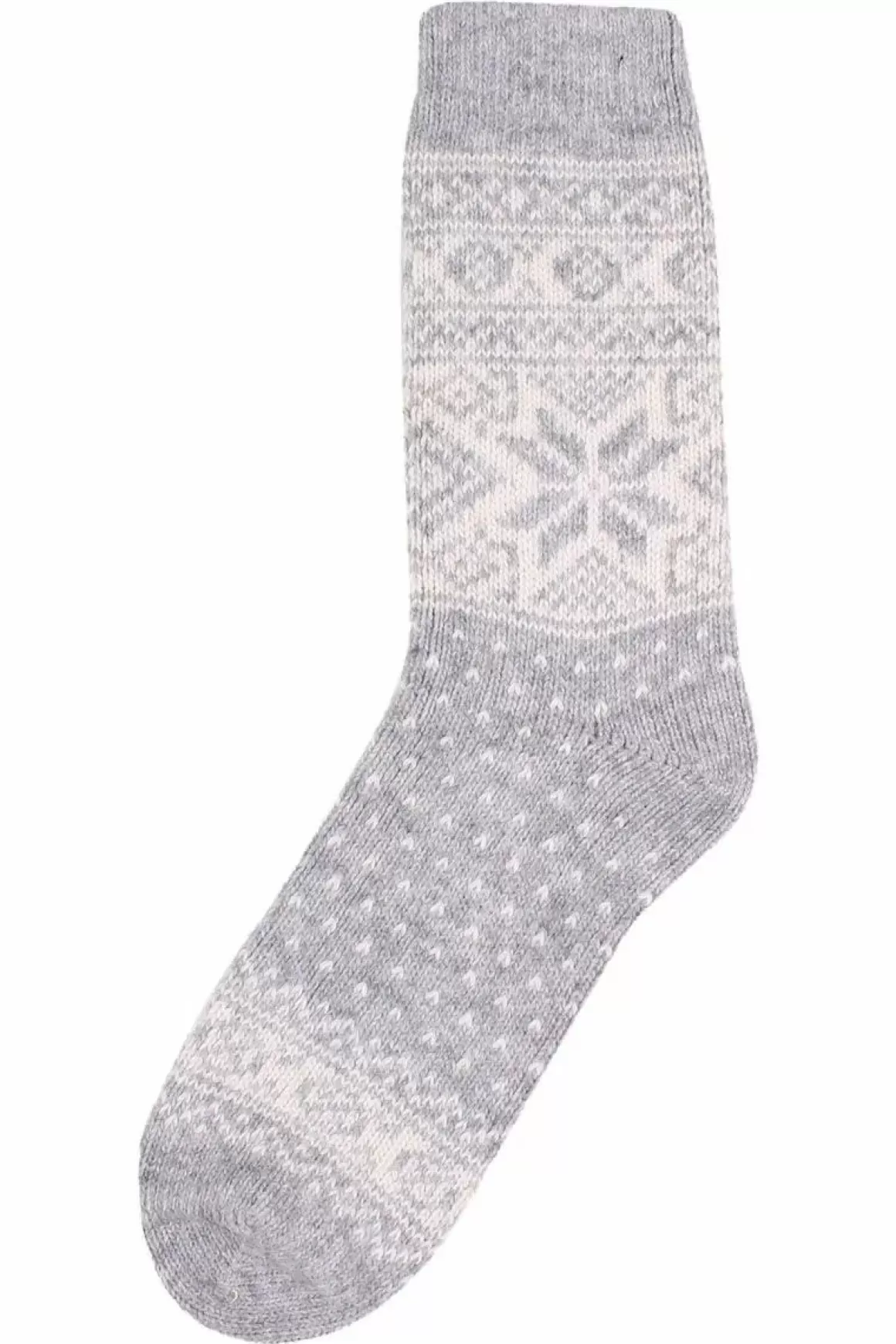 Damen Danefæ Danestay Warm Wool Socks Lt Grey/White