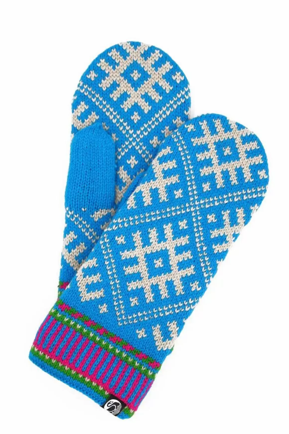 Damen Danefæ Danesuper Wool Mittens Bright Blue