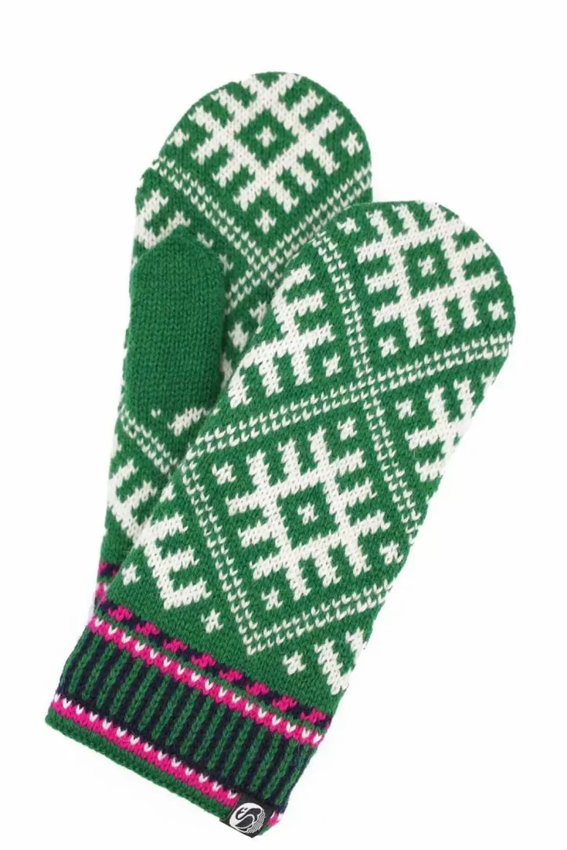 Damen Danefæ Danesuper Wool Mittens Green