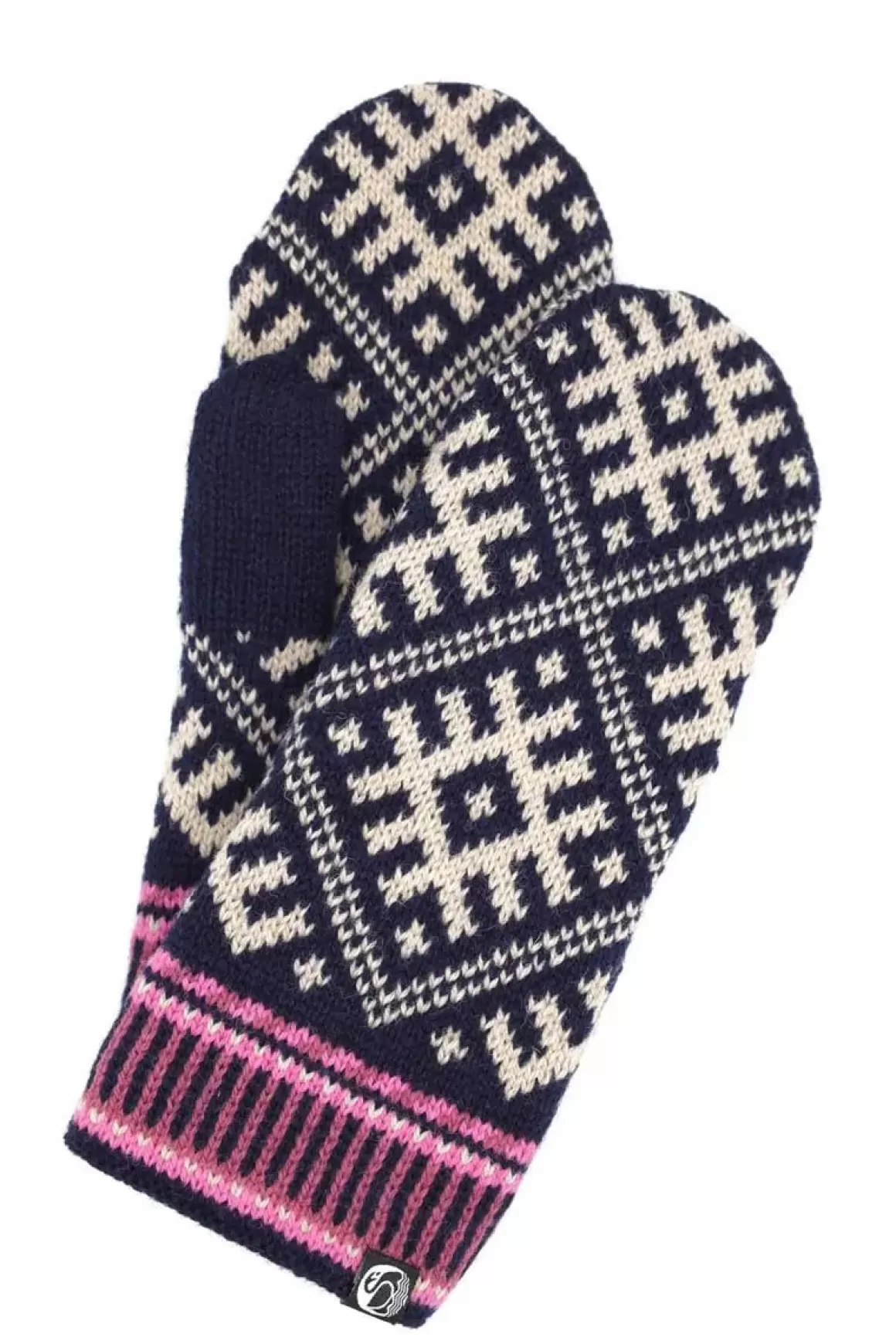 Damen Danefæ Danesuper Wool Mittens Navy