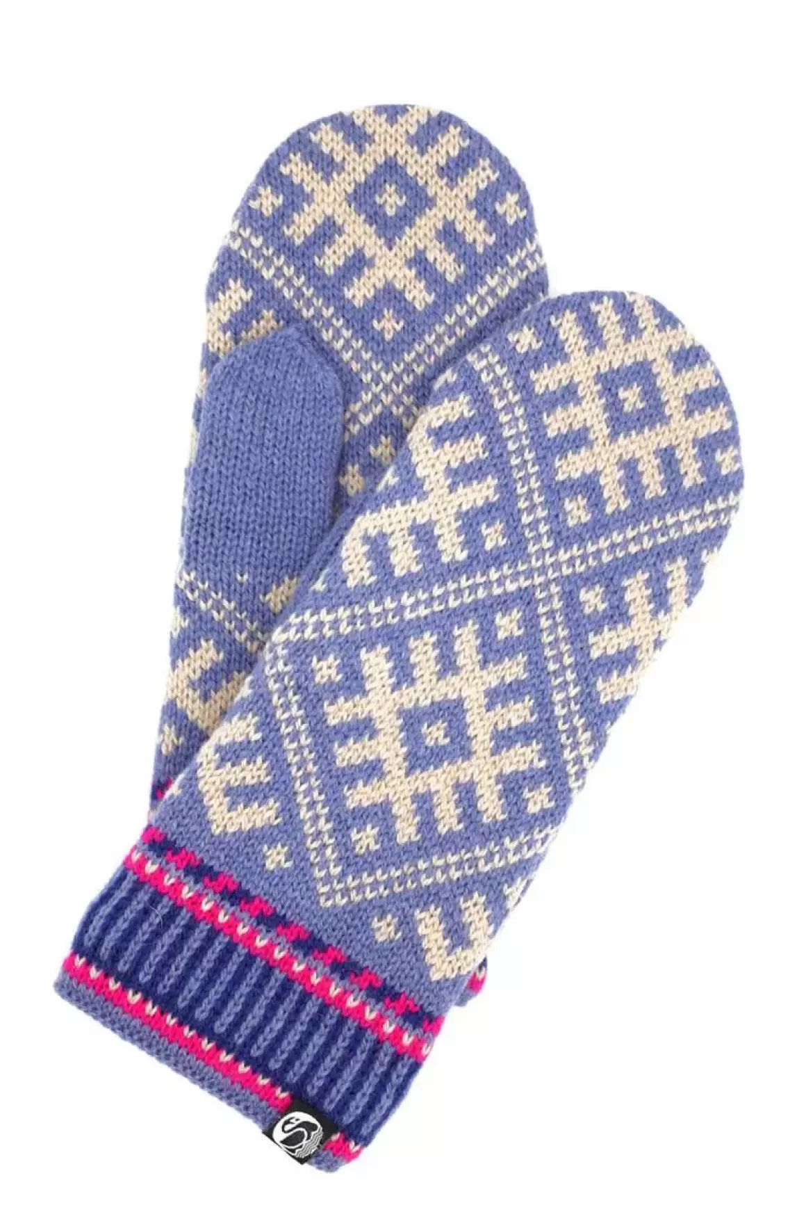 Damen Danefæ Danesuper Wool Mittens Porcelaine