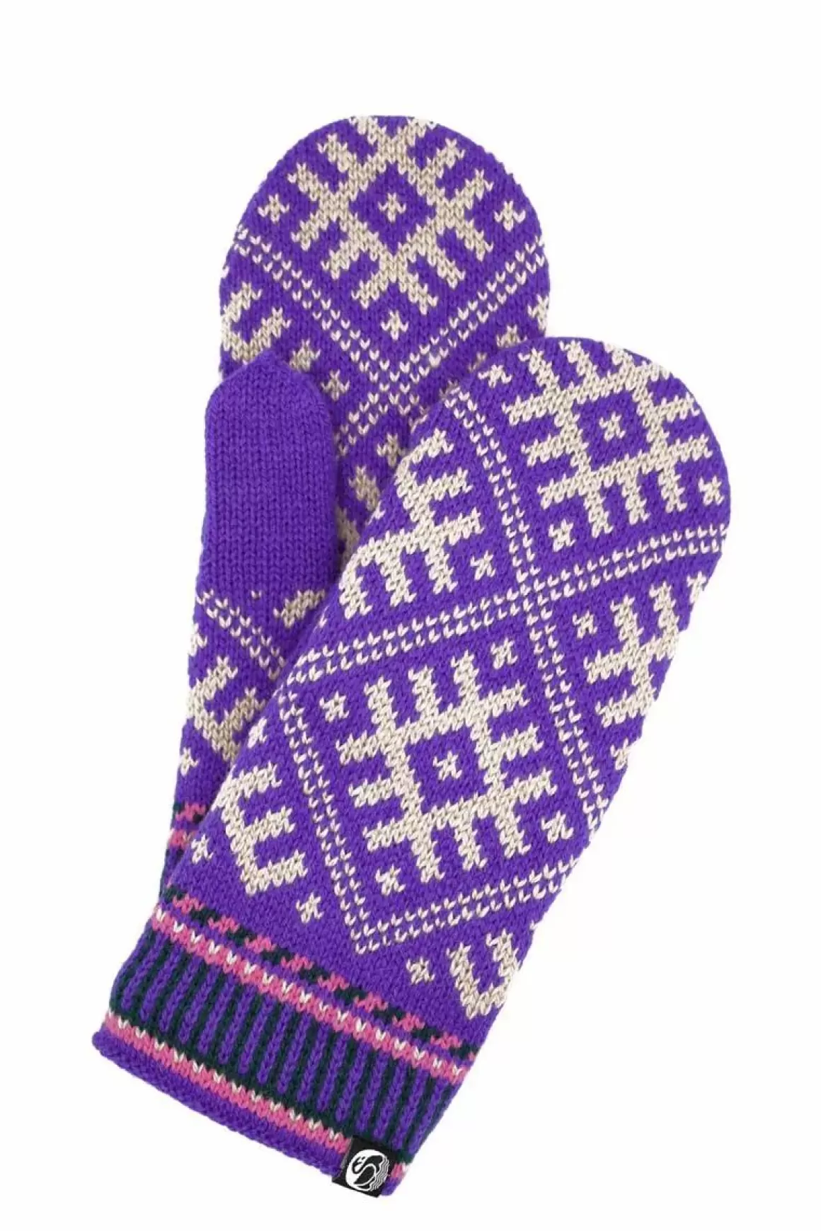 Damen Danefæ Danesuper Wool Mittens Purple