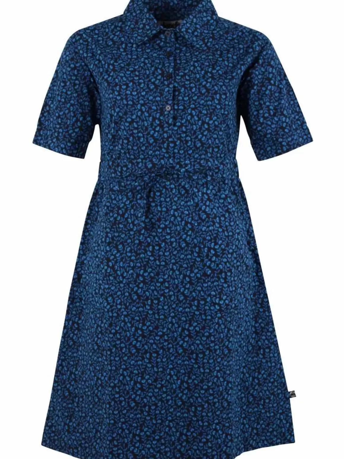 Damen Danefæ Danesusanne Poplin Dress Dusty Blue Fleurie