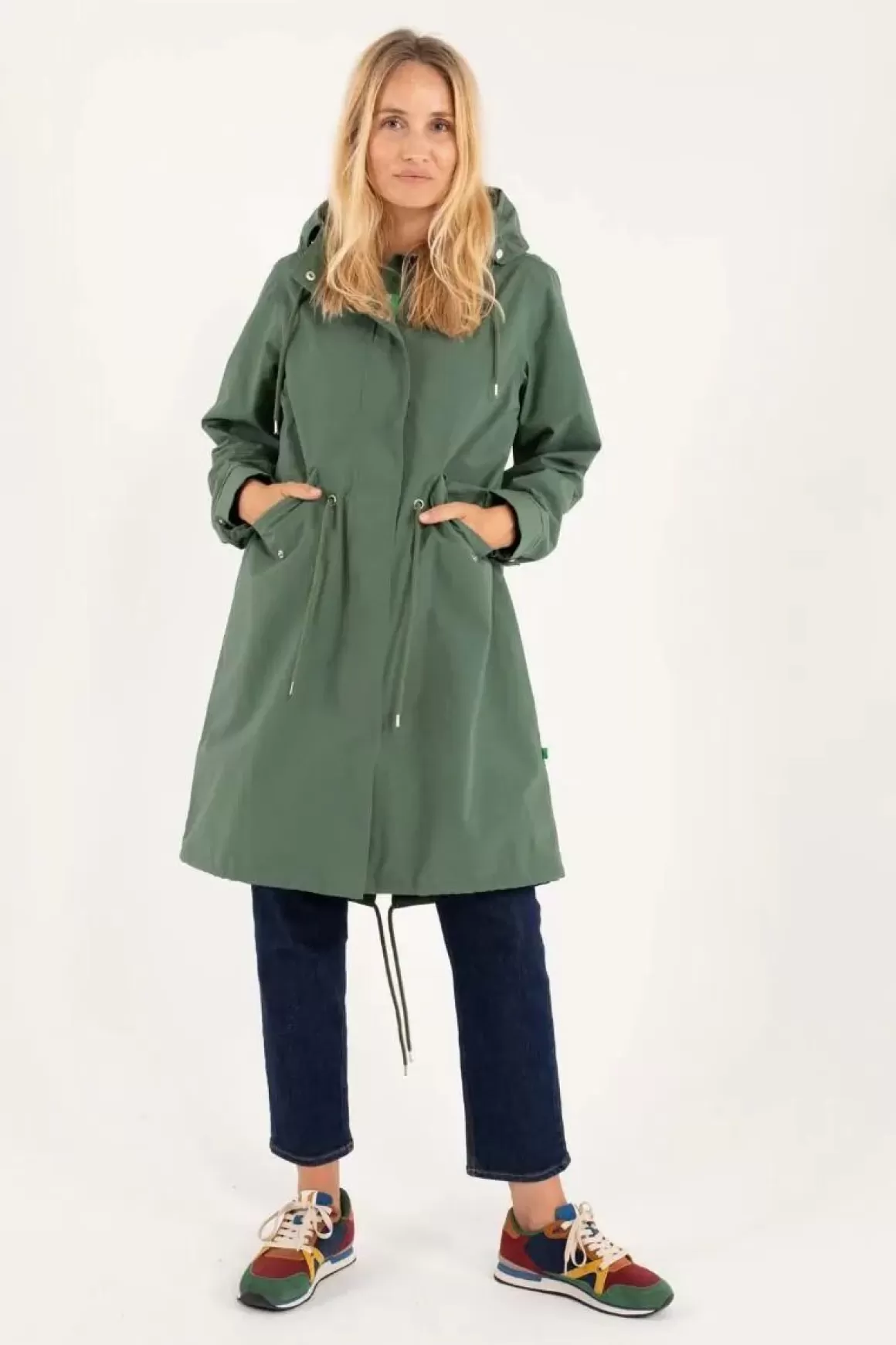 Damen Danefæ Danesvaneke Midseason Parka Rover Khaki