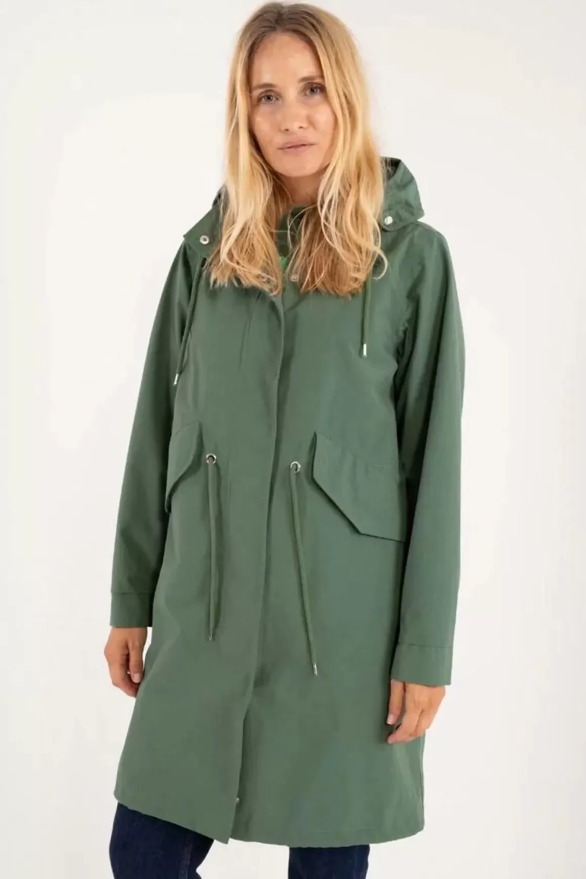 Damen Danefæ Danesvaneke Midseason Parka Rover Khaki