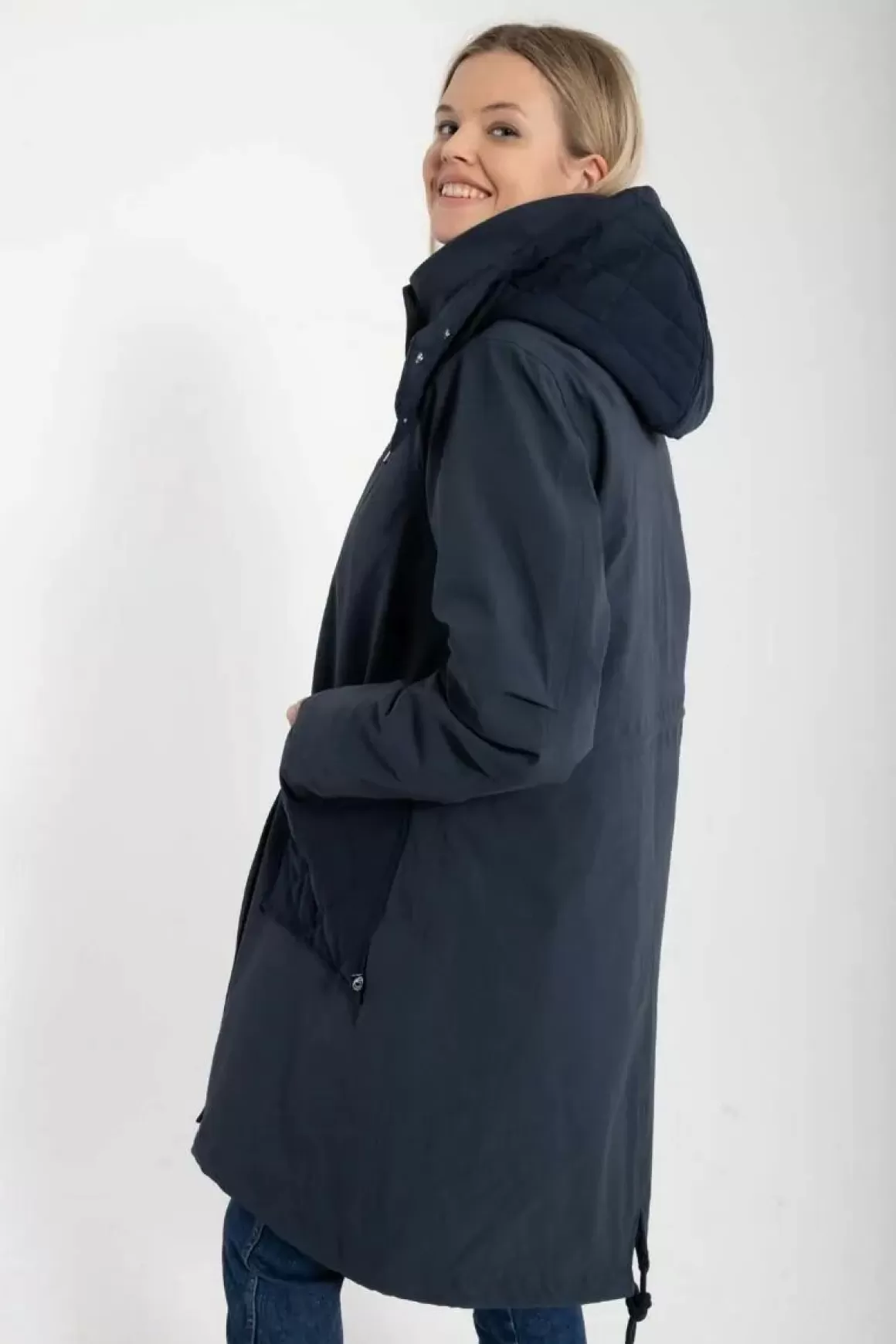 Damen Danefæ Danethorshavn Winter Coat Dk Navy