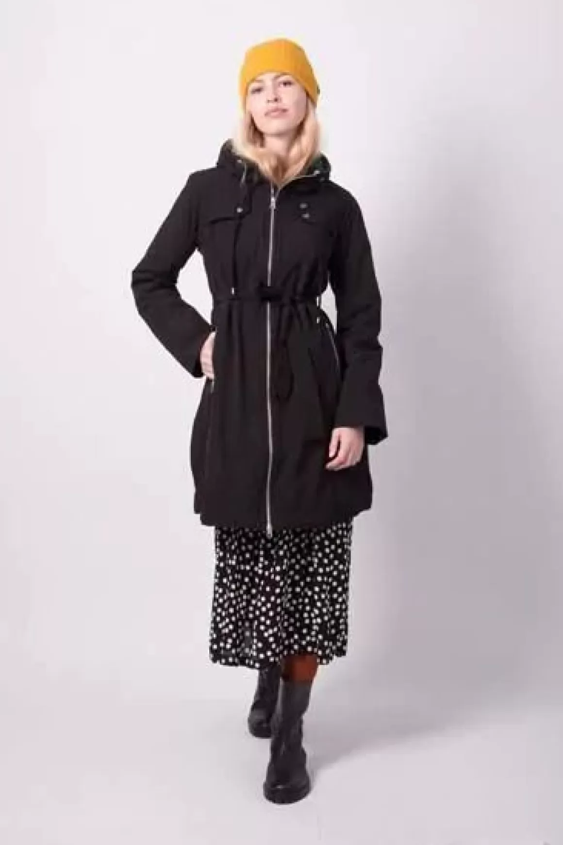 Damen Danefæ Danetyttebaer Winter Str Jacket Black