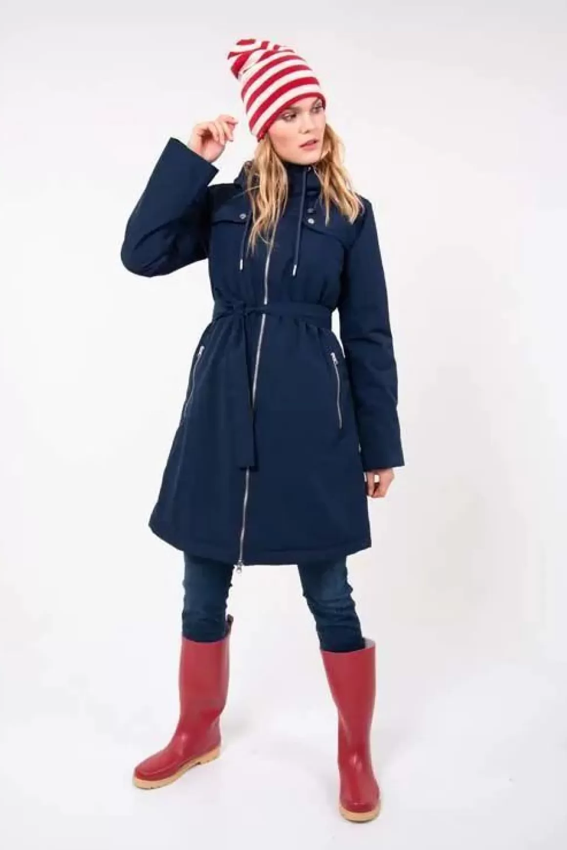 Damen Danefæ Danetyttebaer Winter Str Jacket Navy