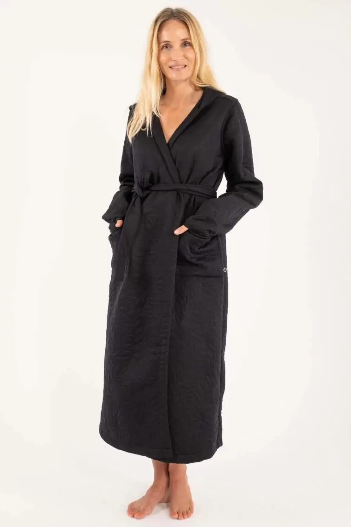 Damen Danefæ Daneviking Robe Black Leaf