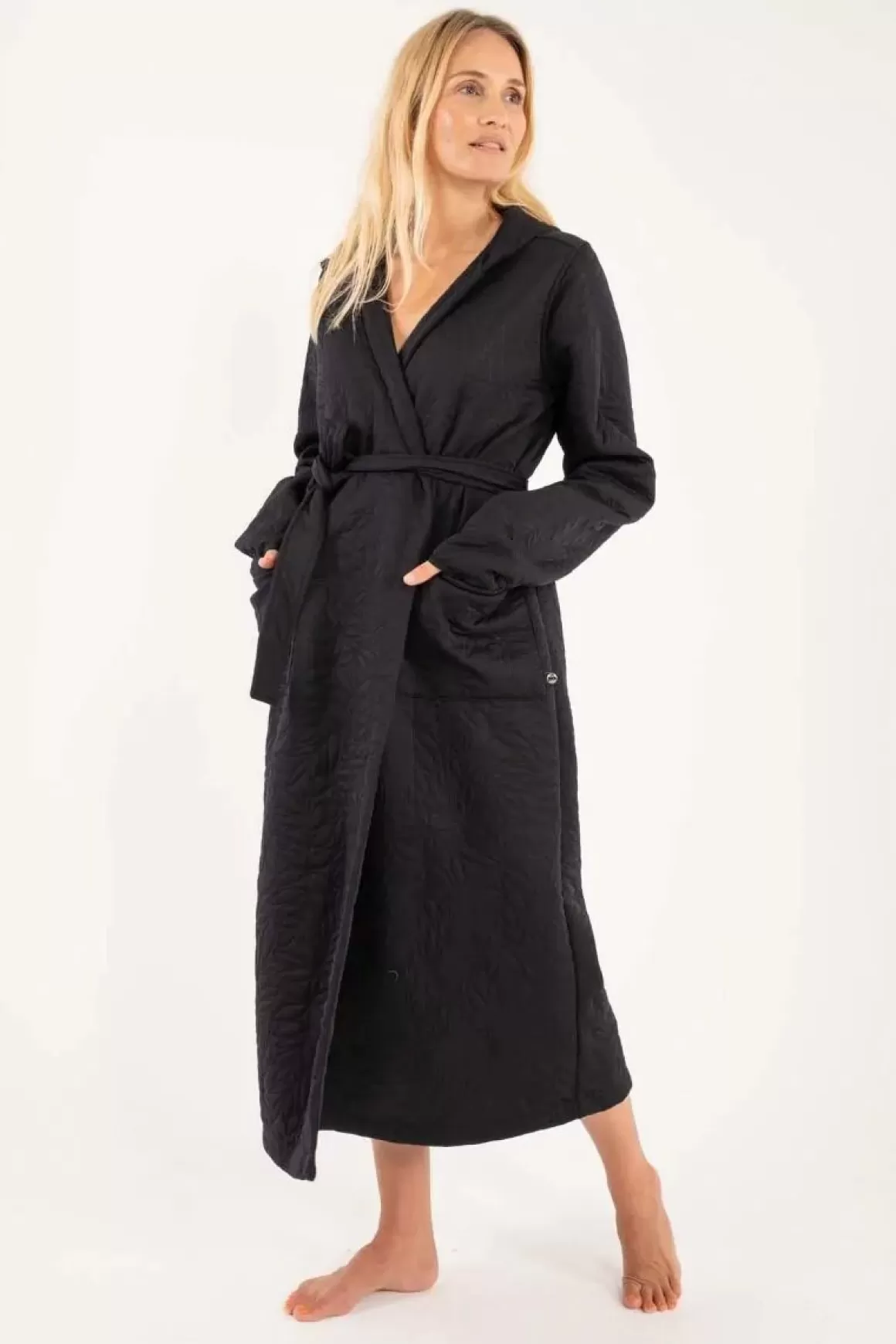 Damen Danefæ Daneviking Robe Black Leaf