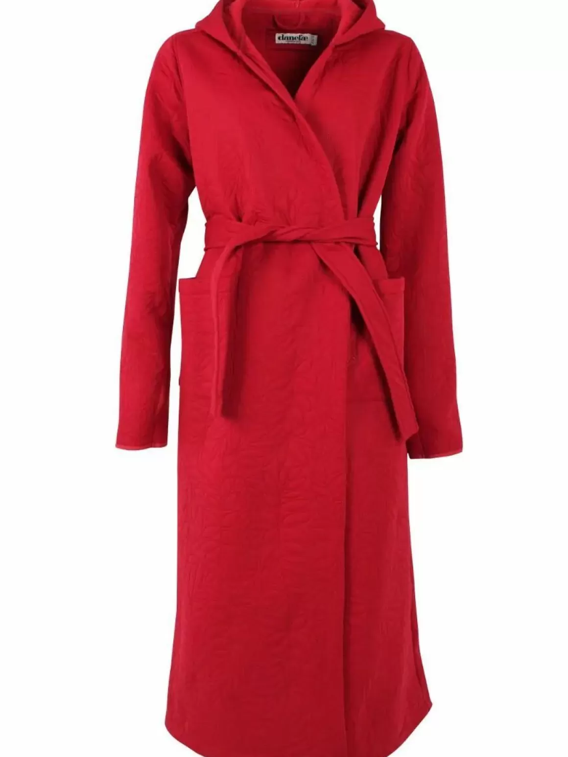 Damen Danefæ Daneviking Robe Dark Red Leaves