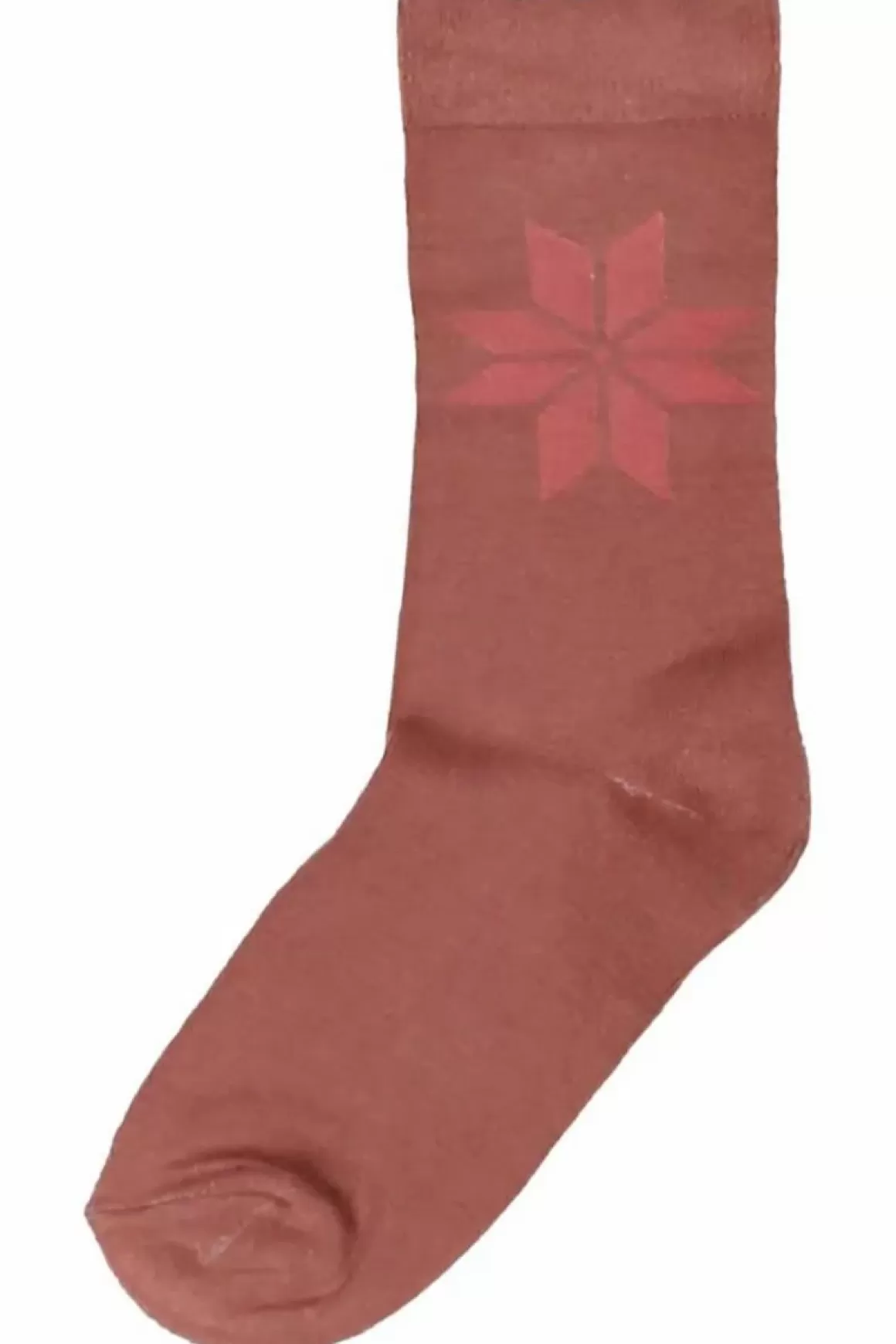 Damen Danefæ Danewalk With Me Socks Beige Rose/Old Rose Snowflakes