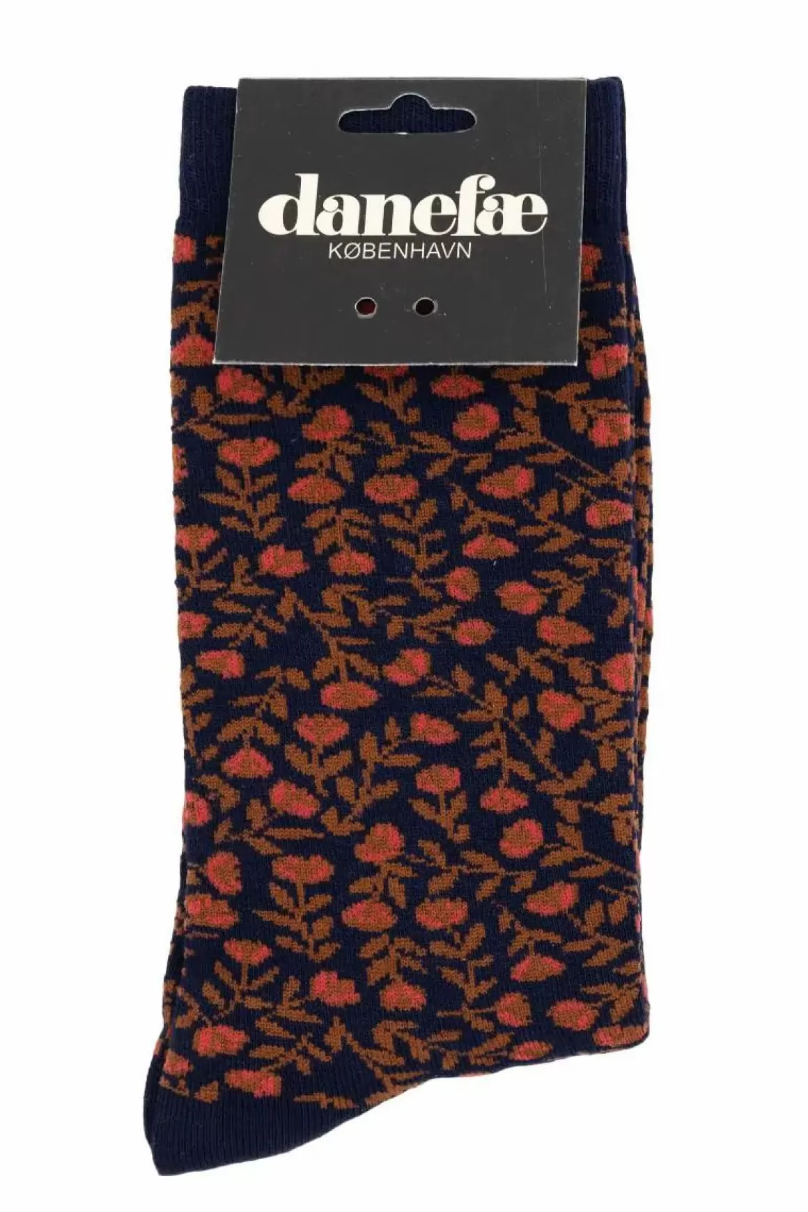 Damen Danefæ Danewalk With Me Socks Deep Marine Fleurie