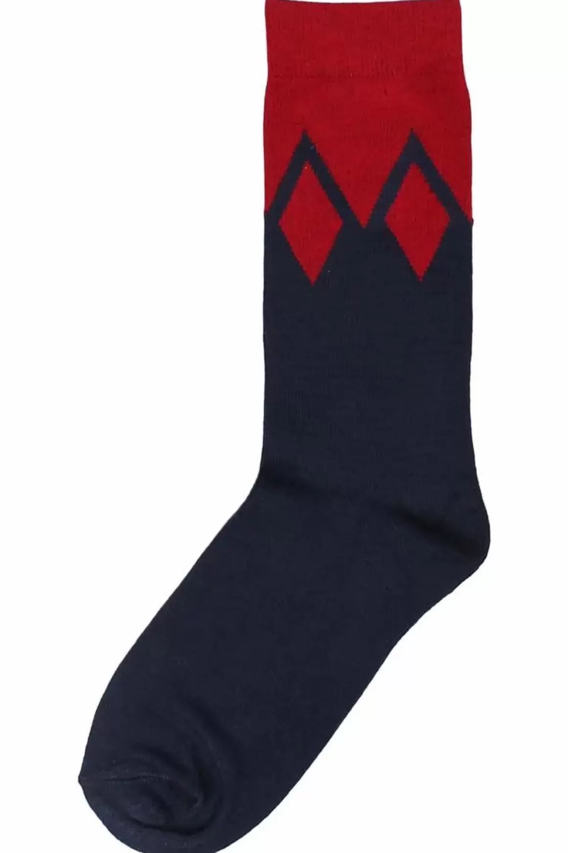 Damen Danefæ Danewalk With Me Socks Dk Navy/Red Icicles