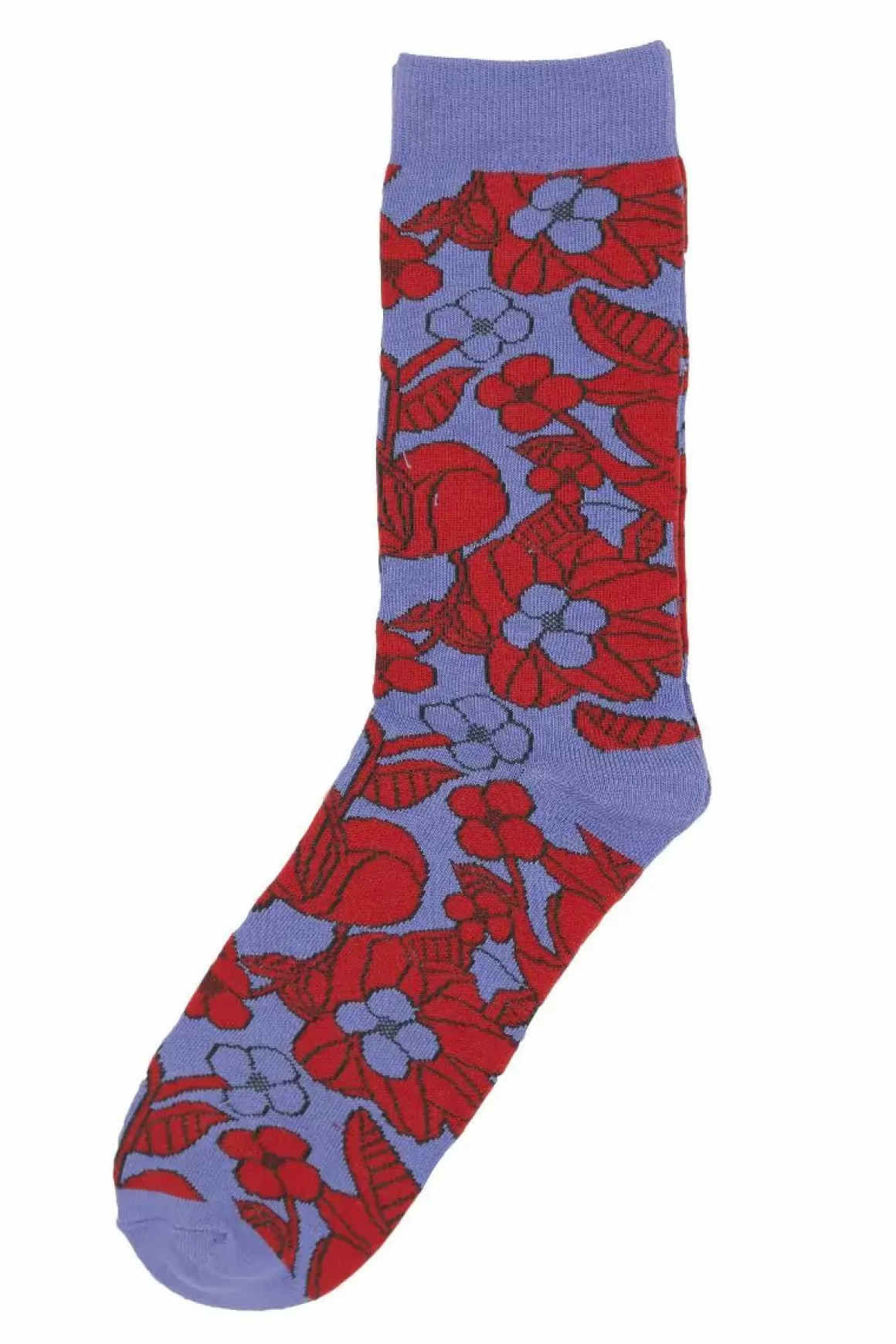 Damen Danefæ Danewalk With Me Socks Soft Viola/Bright Red Bloom Boom