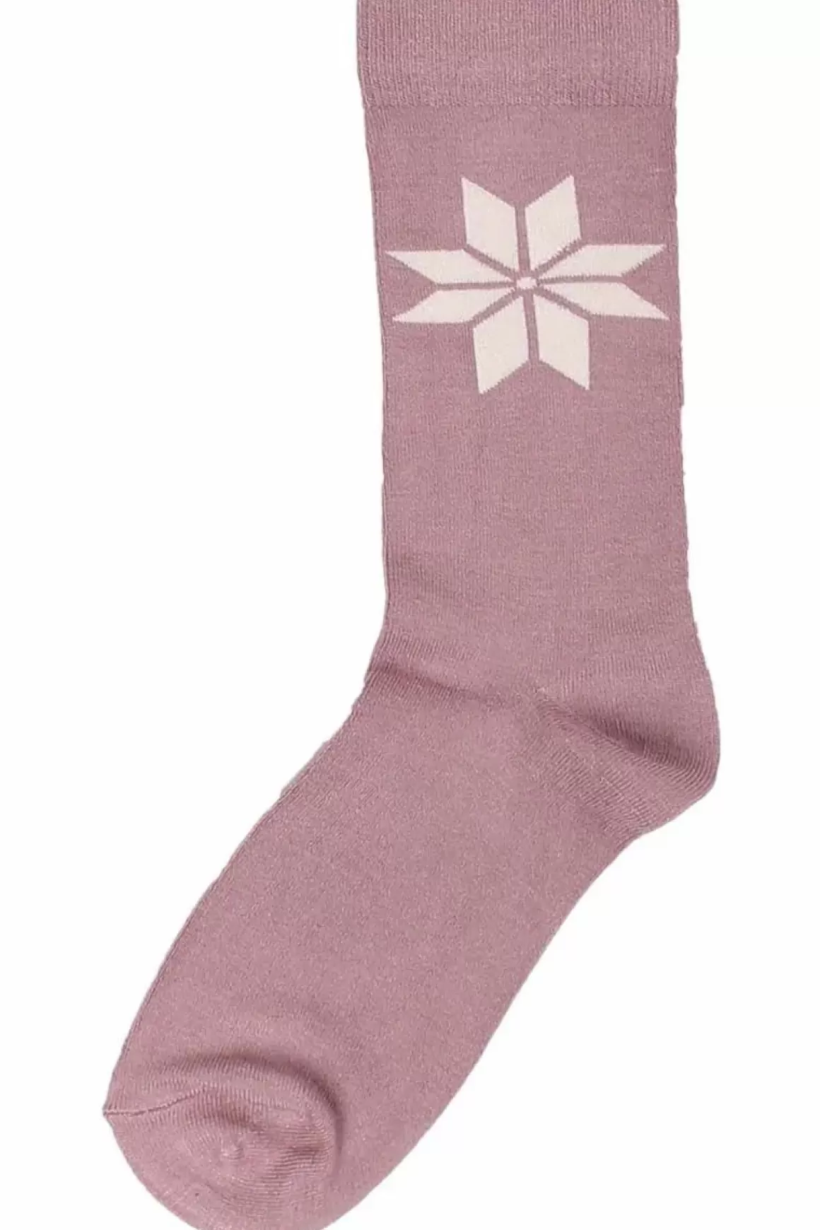 Damen Danefæ Danewalk With Me Socks Vintage Rose/Chalk Snowflakes