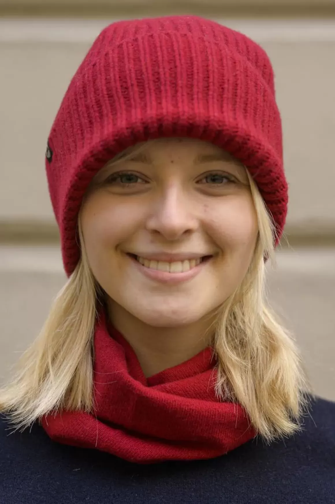 Damen Danefæ Danewarm Thoughts Merino Beanie Dark Red