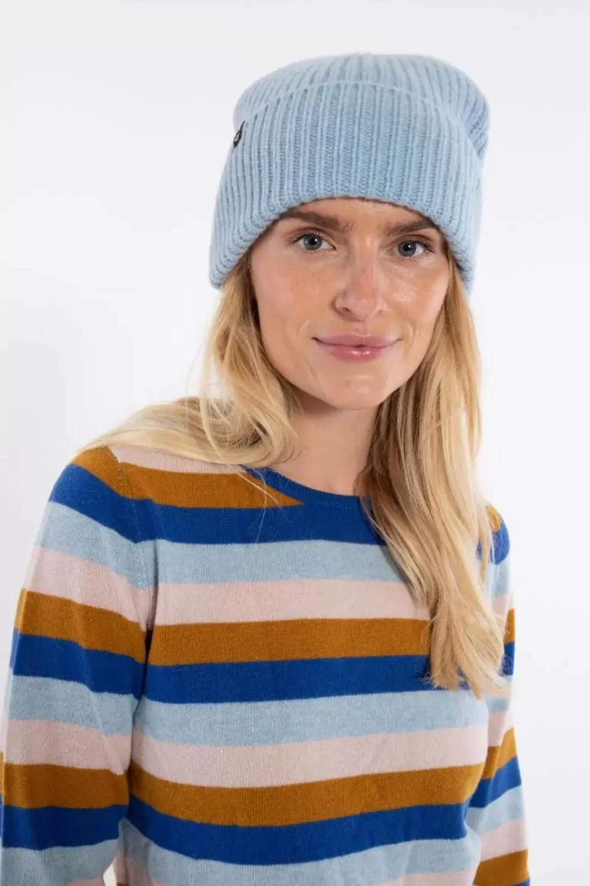 Damen Danefæ Danewarm Thoughts Merino Beanie Light Blue