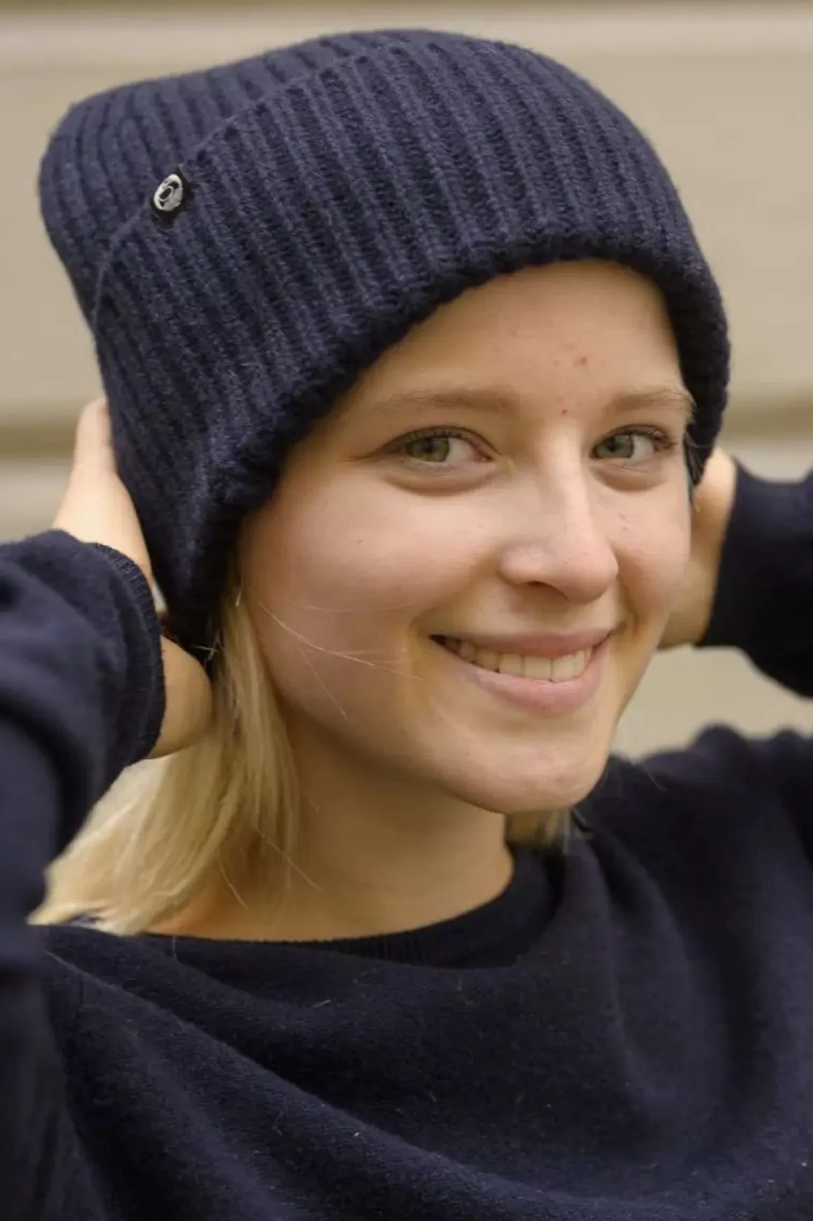 Damen Danefæ Danewarm Thoughts Merino Beanie Navy