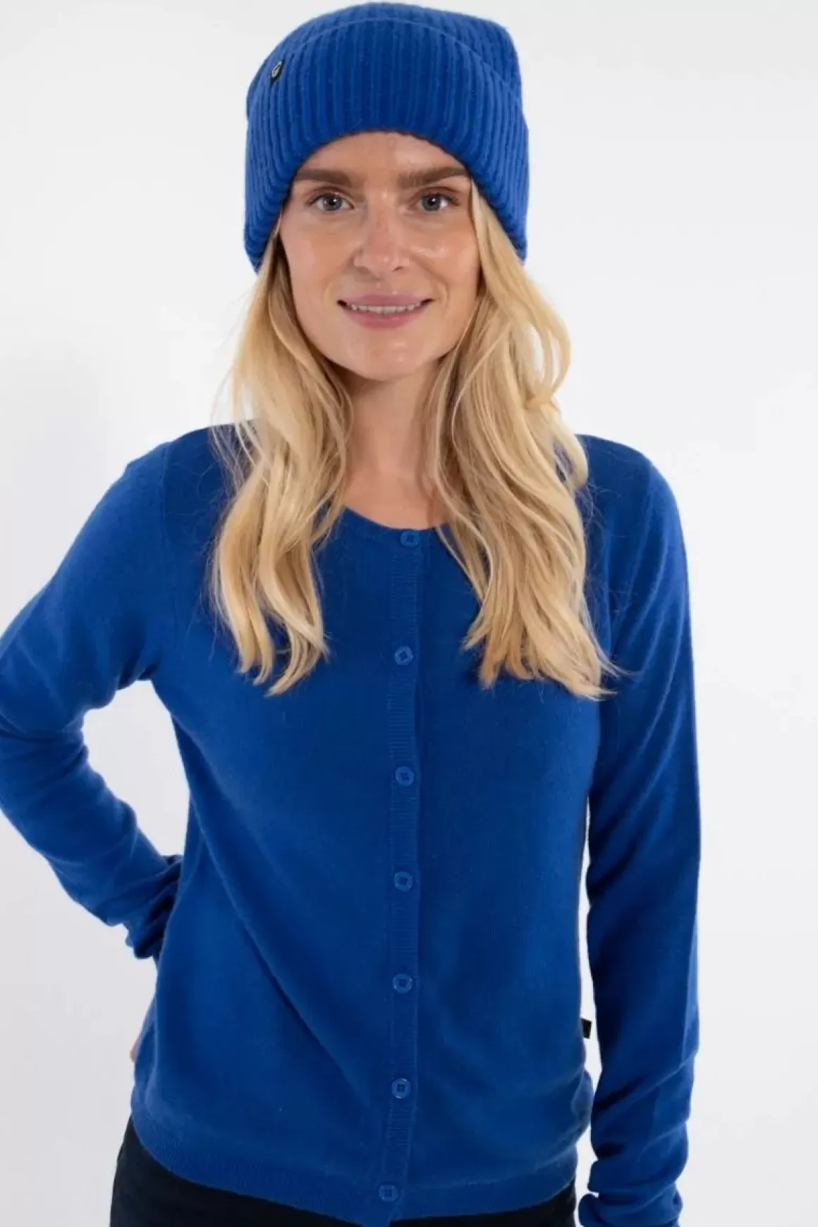 Damen Danefæ Danewarm Thoughts Merino Beanie Royal Blue