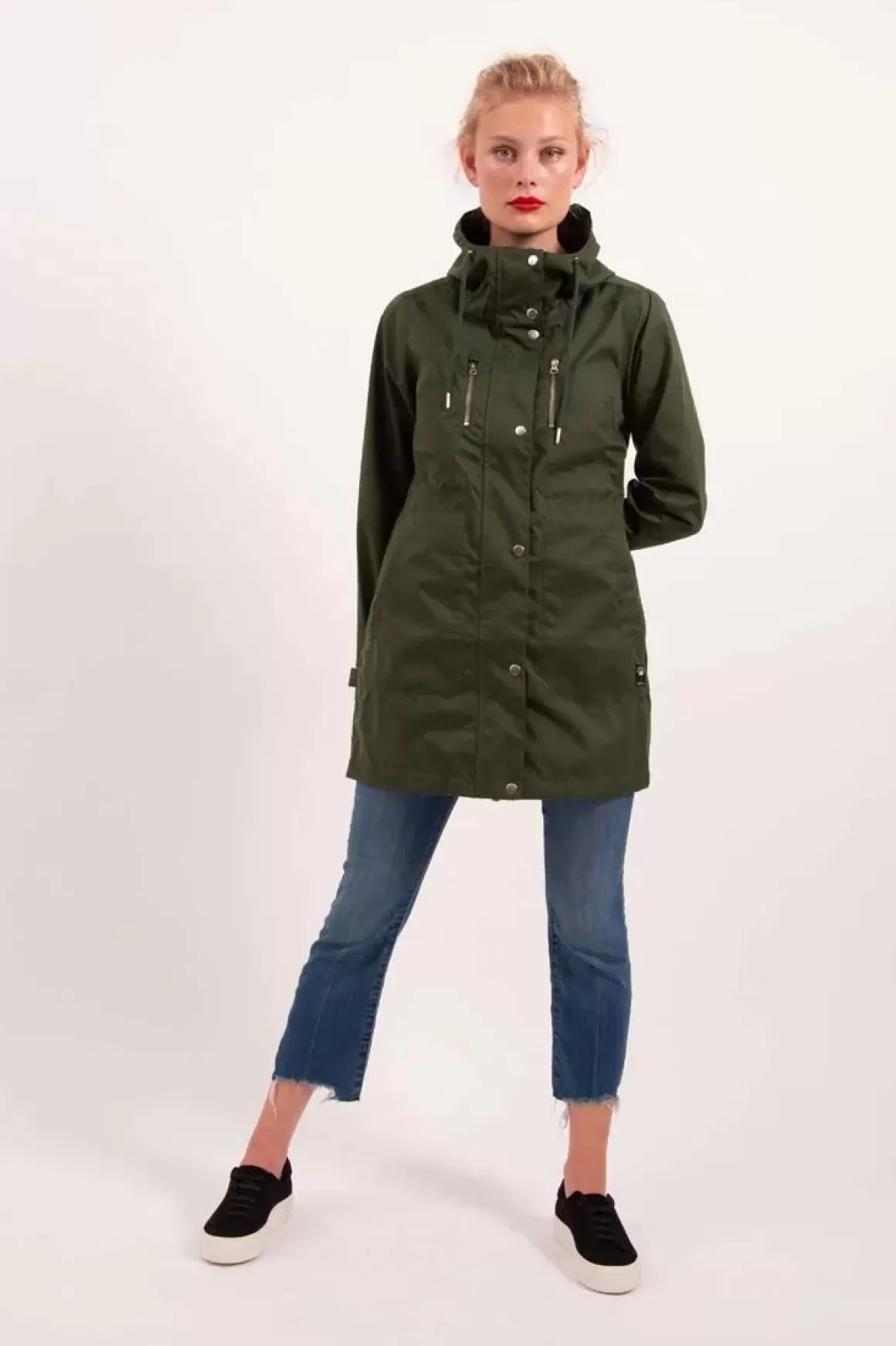 Damen Danefæ Daninge Midseason Parka Khaki