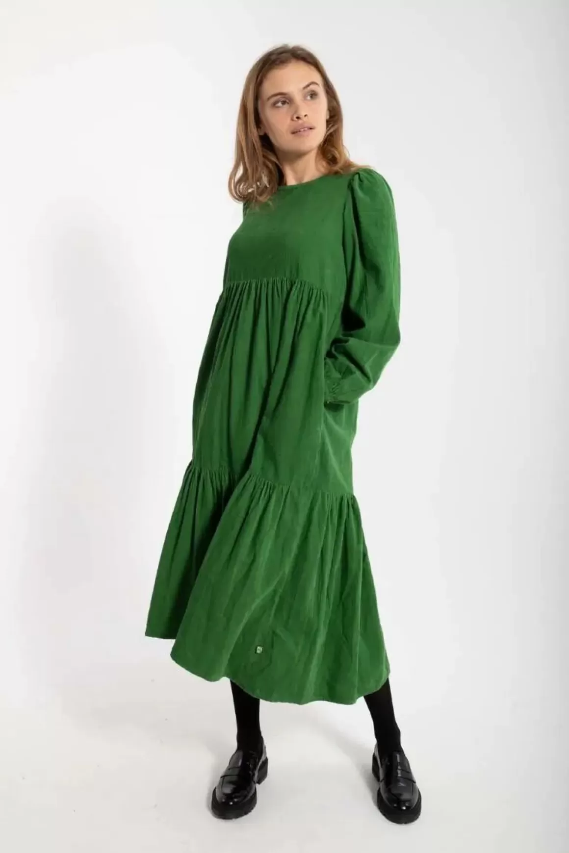 Damen Danefæ Danoktober Cord Dress Fall Jungle