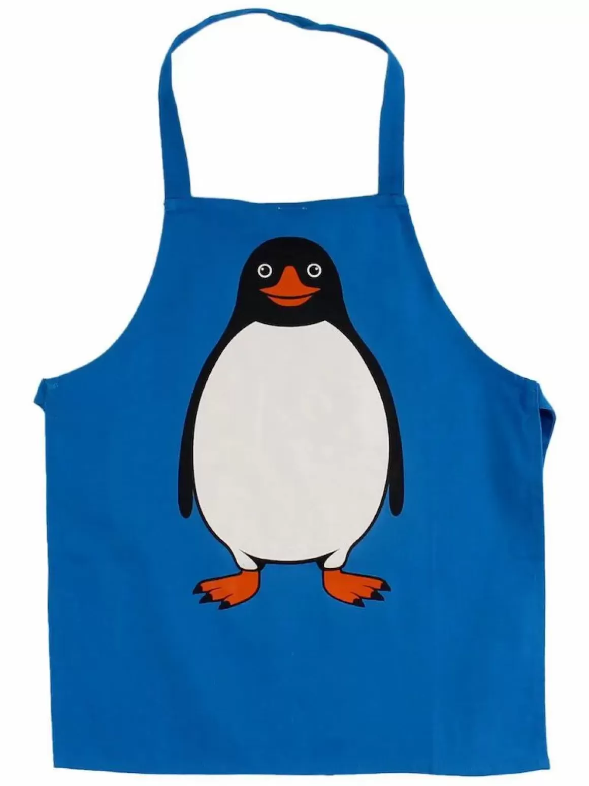 Kinder Danefæ Dyr Apron - Kids Blue Pingvin