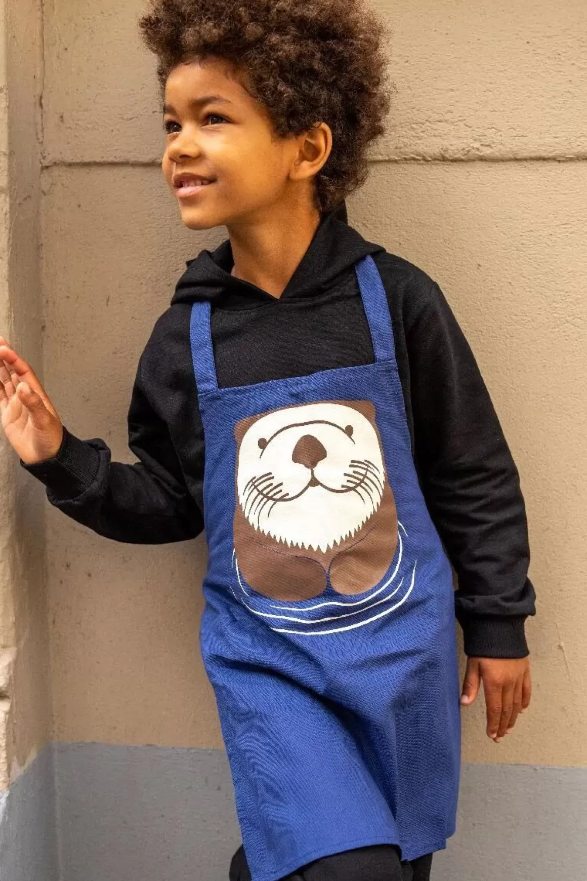 Kinder Danefæ Dyr Apron - Kids Navy Odder