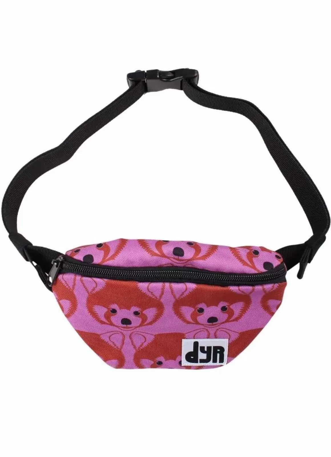 Kinder Danefæ Dyrfeed Fannypack Old Rose Roed Panda