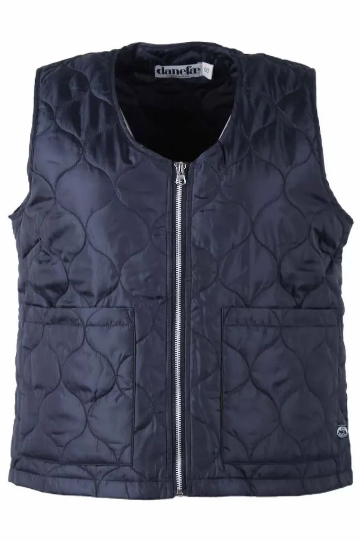 Damen Danefæ Ess - Anholt Midlayer Thermo Vest Navy