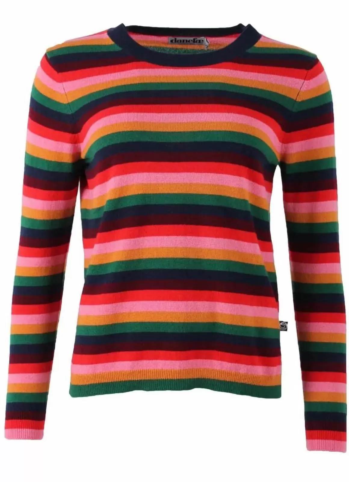 Damen Danefæ Ess - Cashmere Kiss Sweater Fuzzy Rainbow