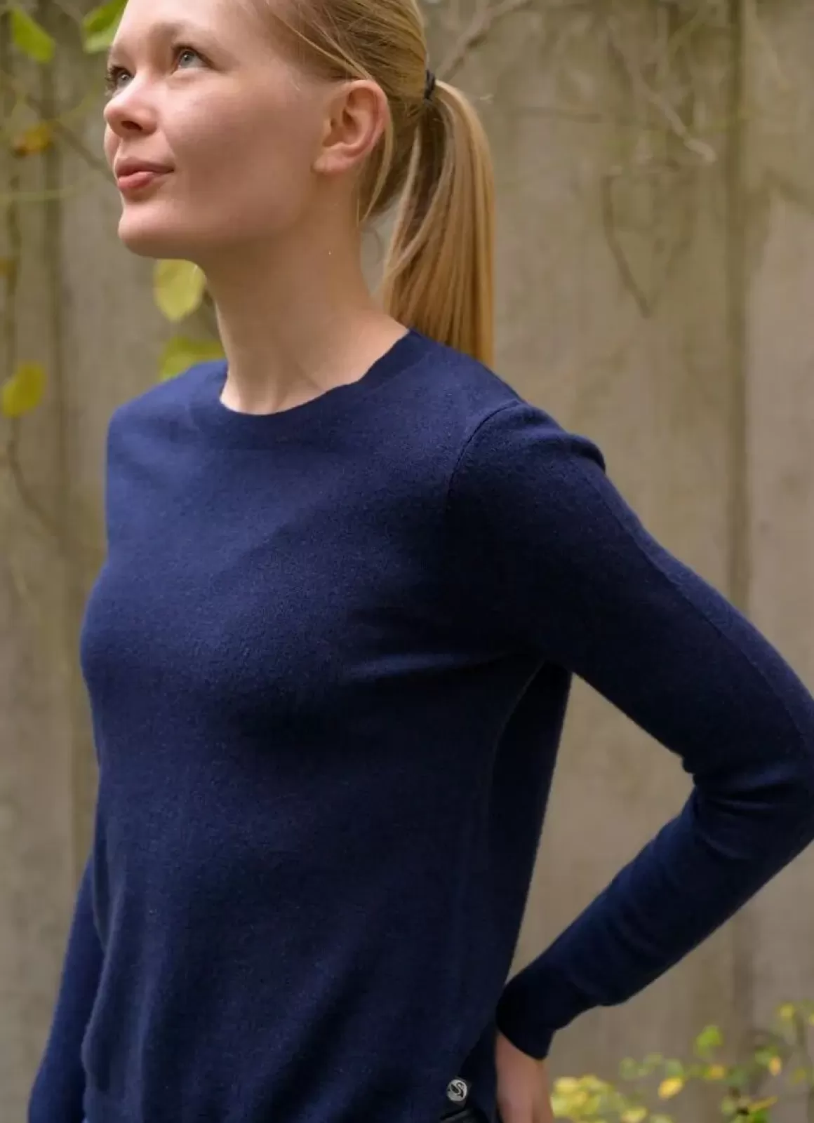 Damen Danefæ Ess - Cashmere Kiss Sweater Navy