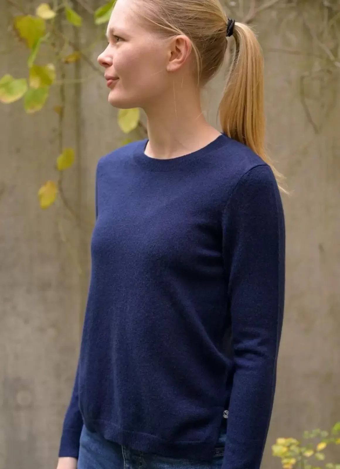 Damen Danefæ Ess - Cashmere Kiss Sweater Navy