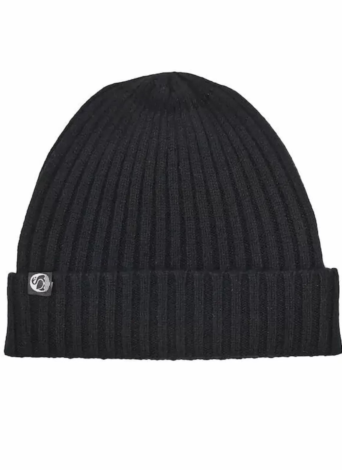 Damen Danefæ Ess - Cashmere Rib Beanie Black