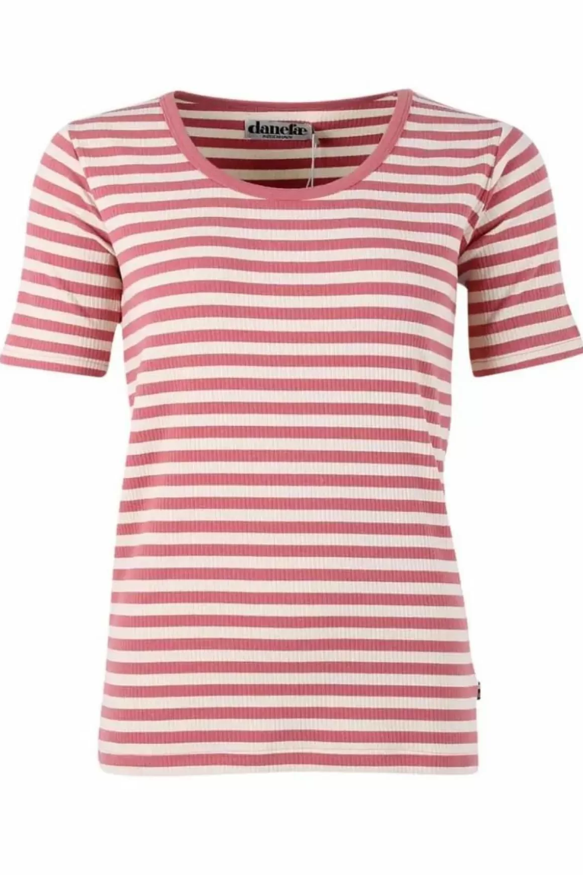 Damen Danefæ Ess - Danefriend Tee Old Rose/Chalk