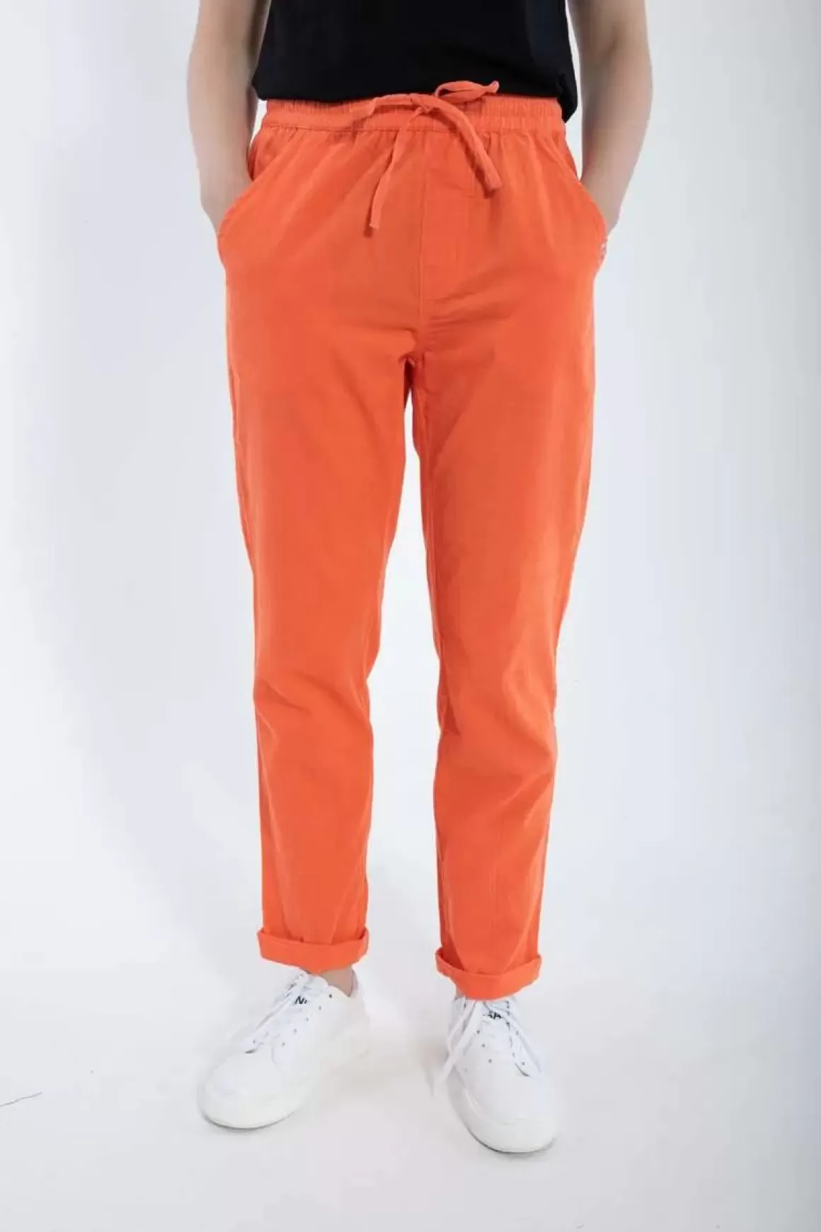 Damen Danefæ Ess - Daneliseleje Cord Pants Bright Coral