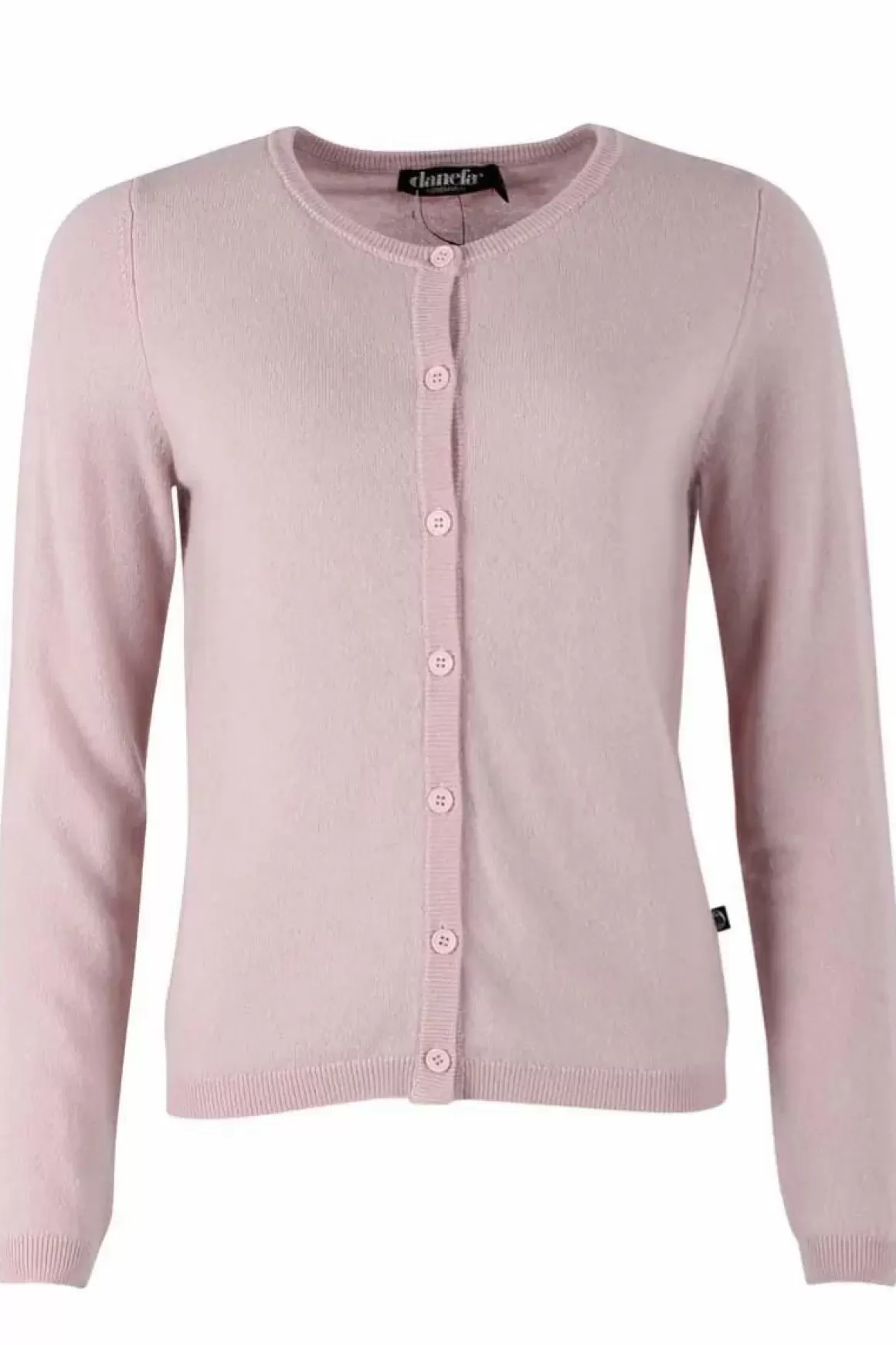 Damen Danefæ Ess - Forget Me Not Merino Cardigan Powder Pink