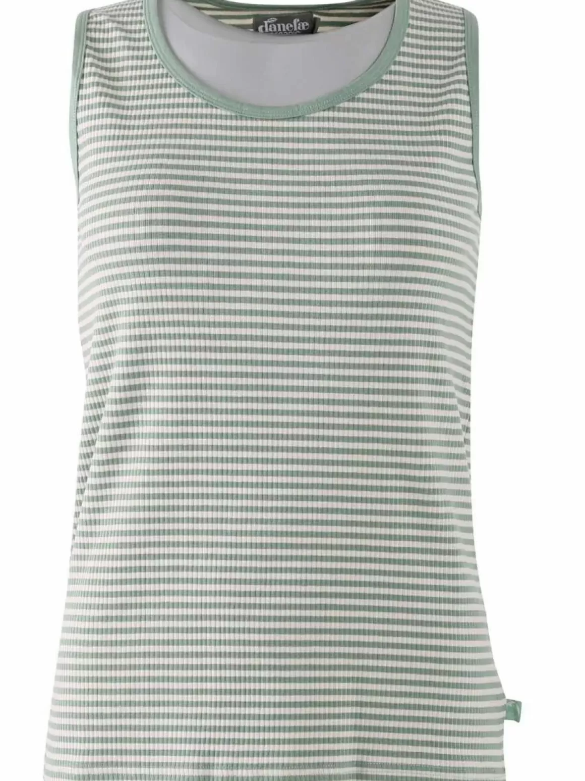 Damen Danefæ Ess - Organic Danallinge Top Dry Sage/Chalk