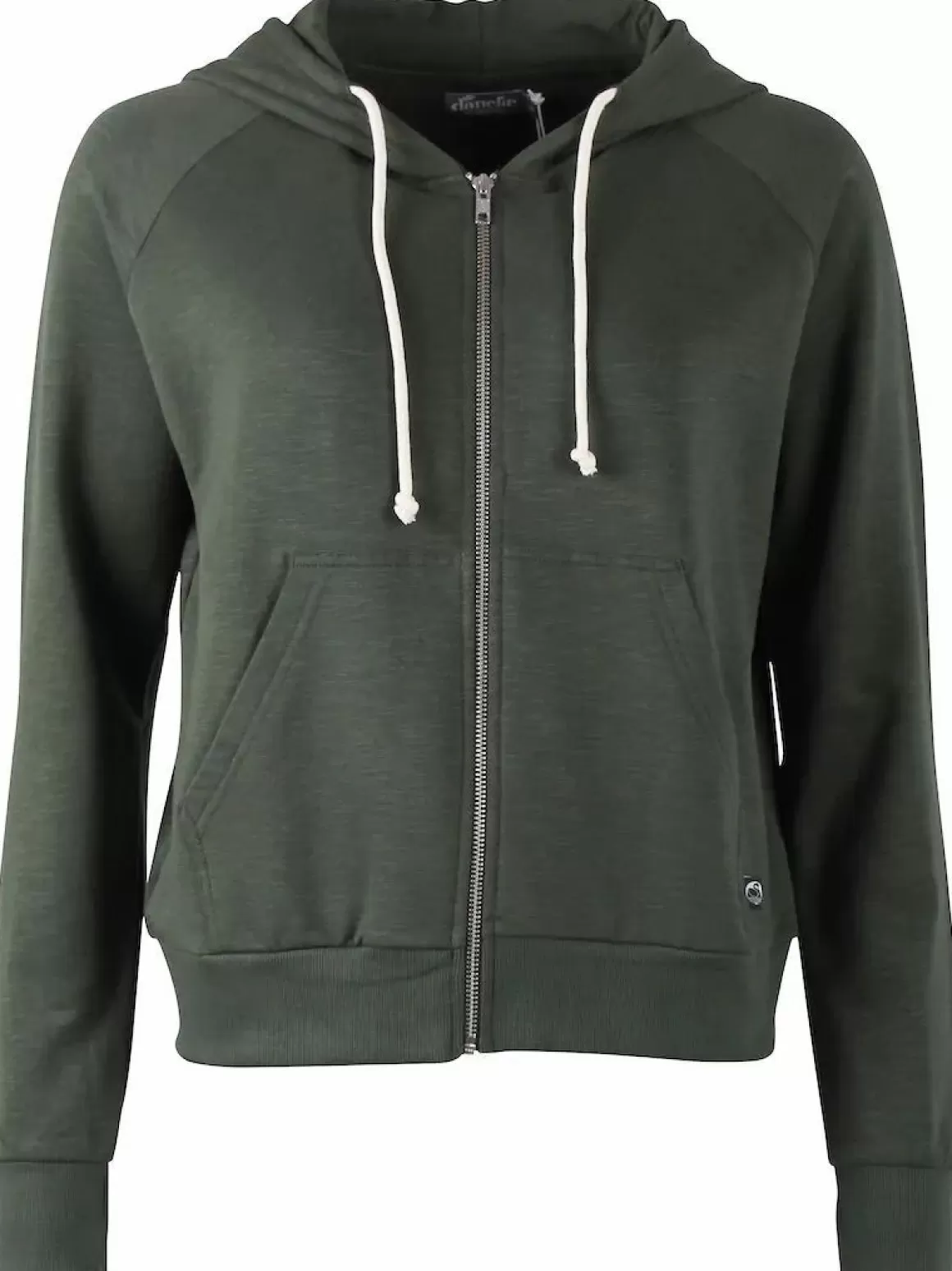 Damen Danefæ Ess - Organic Danebalance Zip-Up Army