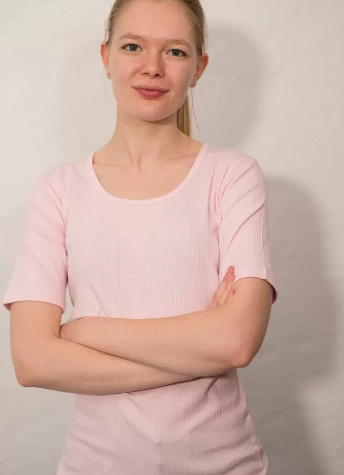 Damen Danefæ Ess - Organic Danegudhjem Tee Baby Pink